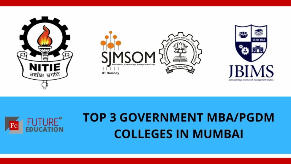 TOP 3 GOVERNMENT MBA COLLEGES IN MUMBAI